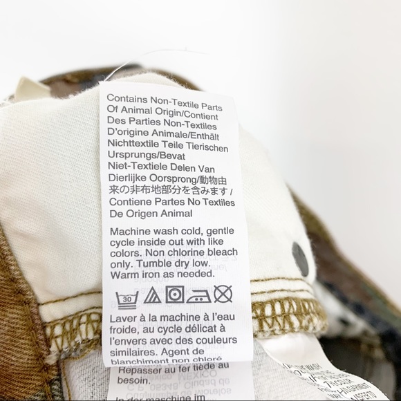 Madewell | High Rise Slim Boy Jean in Camo - Picture 5 of 14